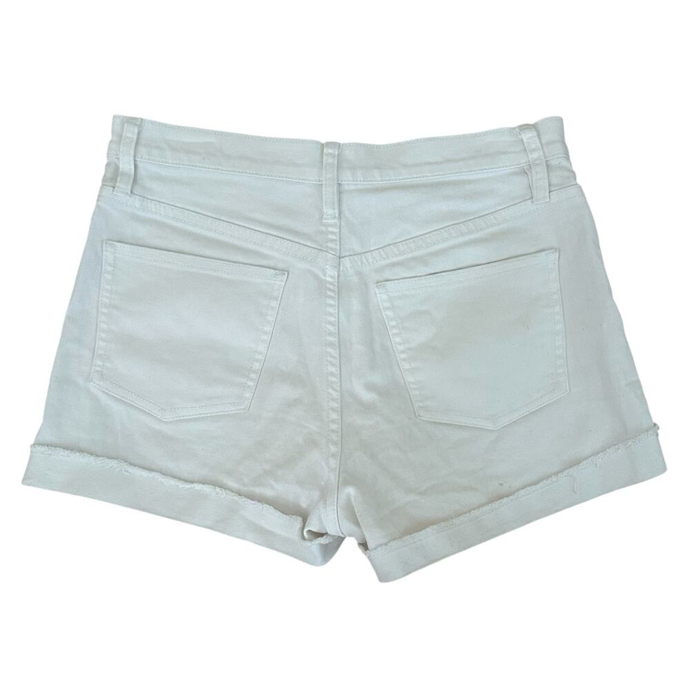 J. Crew White High Rise 5 Pocket Design Jeans Shorts Size 27 - Picture 2 of 7